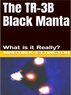 cover image of The TR-3B Black Manta